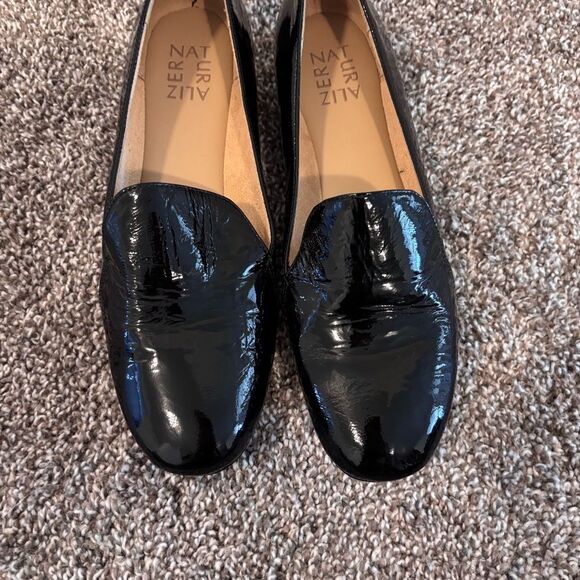 Naturalizer Women's Emiline Slip-On Loafer Black Leather Size 8 - Picture 8 of 15